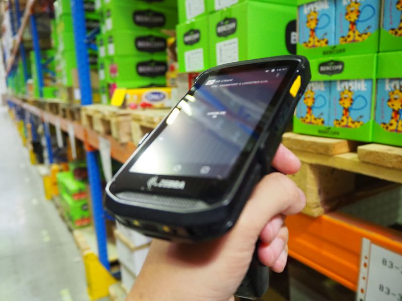 Skenování zboží a automatické zpracování e-shop objednávky v řízeném skladu RTR